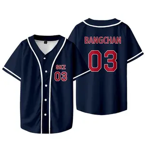 World Tour Merch Unisex Korean Music Fashion T-Shirt, Baseball Team Jersey –