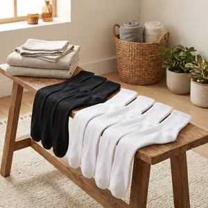 Women's Casual Athletic Crew Socks - Lightweight Thin Cotton Gym Socks 5 Pairs Pack, Breathable Comfortable Everyday Wear for Sports, Running, Workout, Hiking, Perfect for Daily Use and Fashion Style