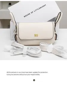 House of Littlebunny Mini Leather Crossbody Bag for Women, Cute Design Single Shoulder Bag, Holds Phone and Essentials