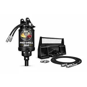 BA Pro-Drill™ 300 Auger Drive Kit | 15–30 GPM | 2” Hex | Skid Steer Post Hole Digger Attachment | Complete System