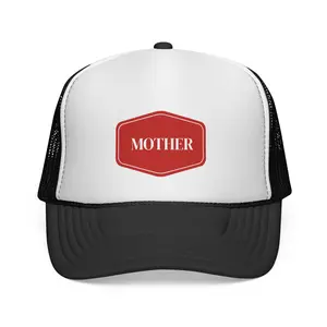Mother patch trucker cap | vintage badge logo trucker cap
