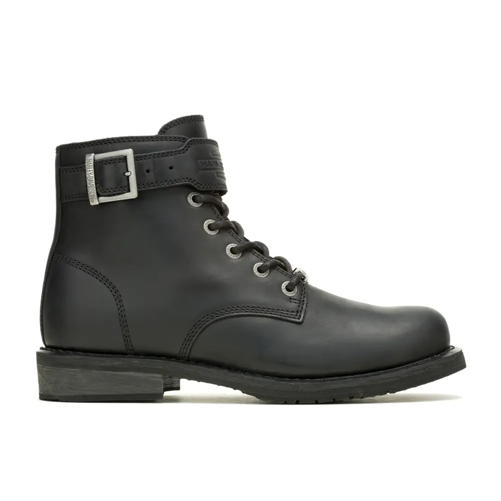 Harley-Davidson Footwear Mens Vntgmoto Short Black Motorcycle Casual Boots Ankle - Black Harley-Davidson Footwear Mens Vntgmoto Short Black Motorcycle Casual Boots Ankle - Black