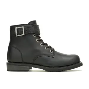 Harley-Davidson Footwear Mens Vntgmoto Short Black Motorcycle Casual Boots Ankle - Black