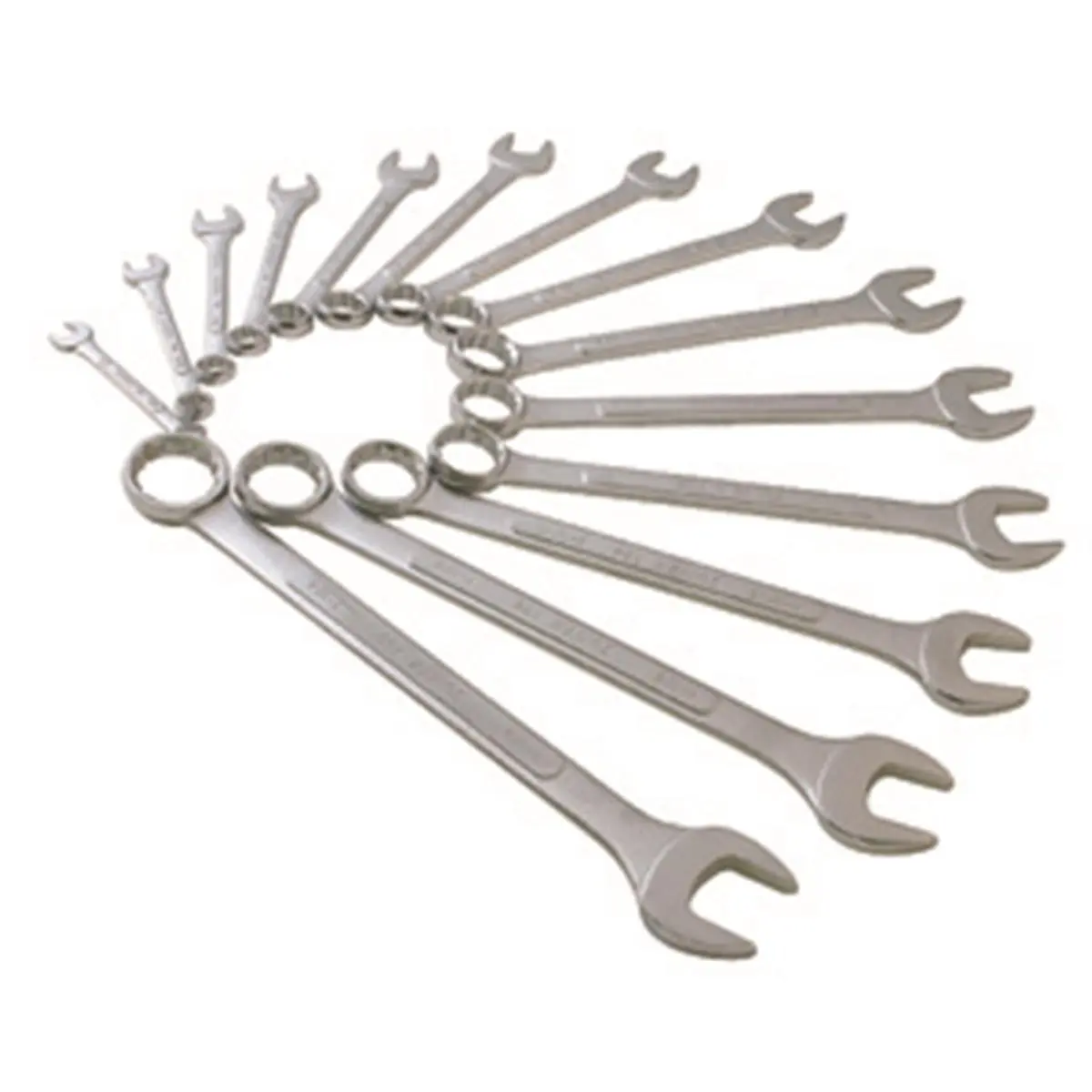 212 MAIN 14-Pc SAE Combination Wrench Set - Heavy-Duty Alloy Steel Hand Tools, High-Density Raised Panel, Dropped Forge, 1 in., 3/4 in. (Sunex Tools 9714)