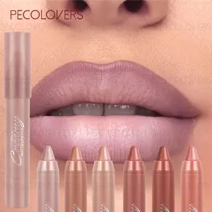 6pcs/set Matte Finish Lipstick, Long Lasting, Waterproof, Soft Texture, Various Colors to Choose, Suitable for All Skin Types, Travel-Friendly Makeup for Women, Cosmetic