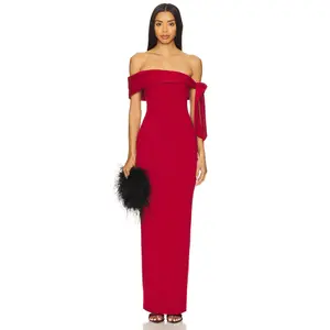 SNDYS x REVOLVE Jaymes Maxi Dress in Deep Red