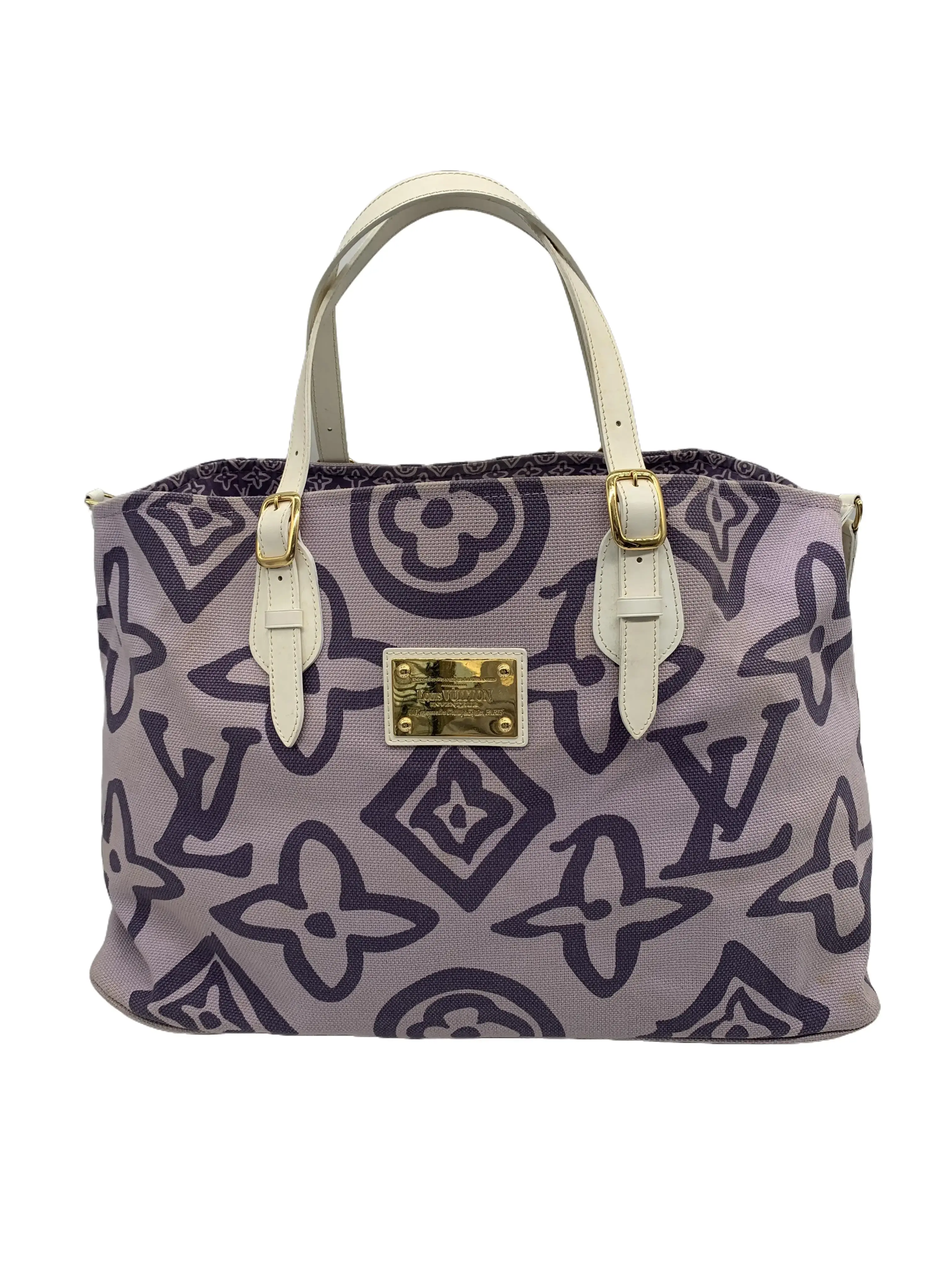 Pre-owned Louis Vuitton LV Purple Giant Monogram Canvas Tote Bag/AR06223017/3017
