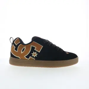 DC Court Graffik DC01661009-BKWHEA Mens Black Skate Inspired Sneakers Shoes