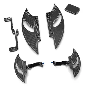 Tomahawk floorboards For Harley street glide special FLHXS footrest for Softail FXST passenger pegs Toe Heel Shift Lever + pedal For Harley
