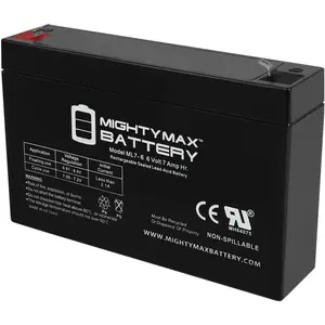 Long Lasting High Capacity 6V 7AH Rechargeable Replacement Battery for Kids Ride On Power Wheel Cars