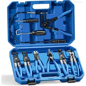 9PCS Hose Clamp Pliers, Automotive Multi-Handle Precision Tools for Clamping and Disconnecting, Suitable for Removing Clamps on Car Cooling Systems and HosesFFSummitSupply7