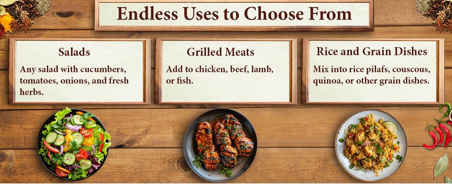 The Spice Way - Pure Ground Sumac Spice, No Salt, no GMO, no Irradiation, Sumac Seasoning Powder (resealable bag) (Sumak)