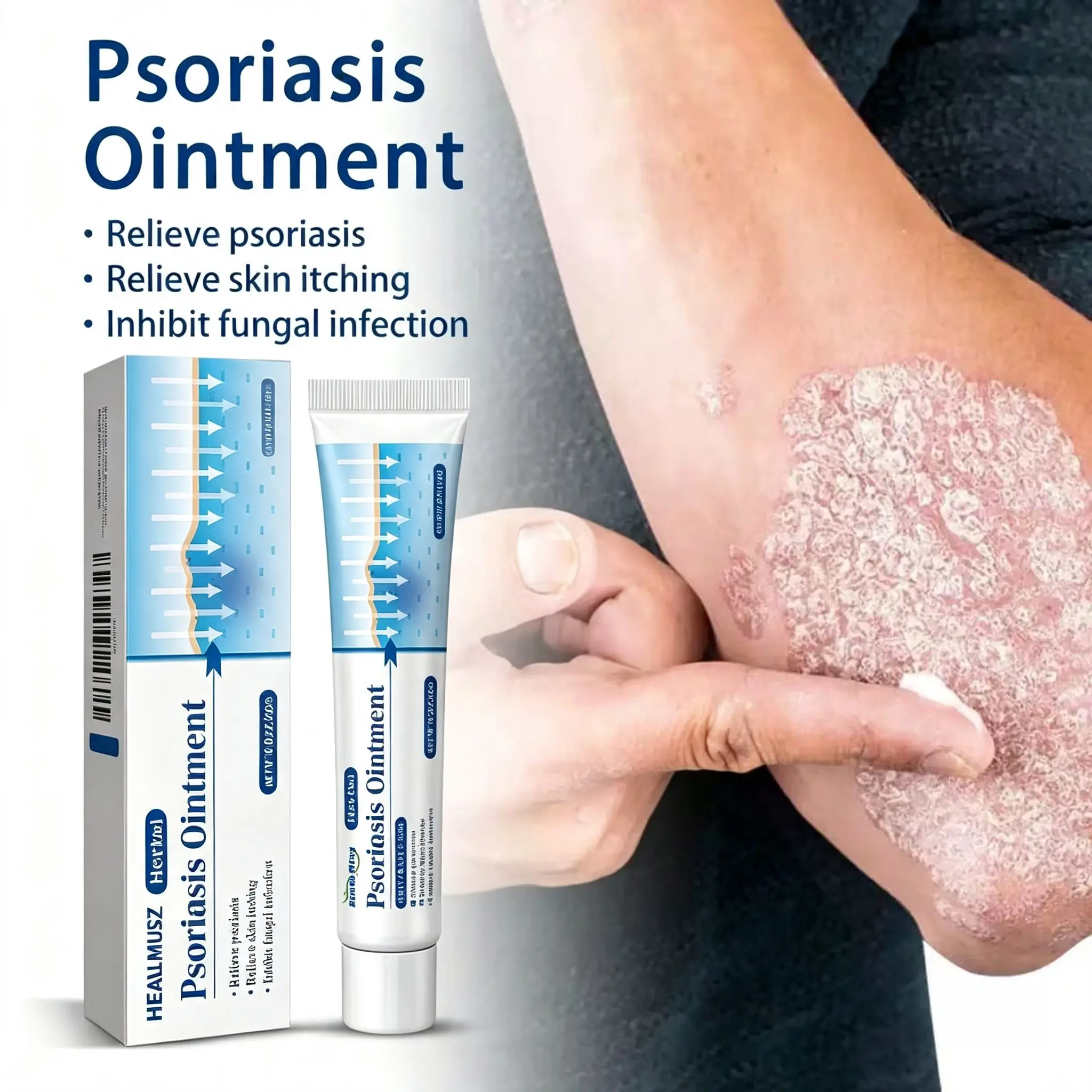 Herbal Gentle Skin Soothing Ointment, Botanical Daily Skin Care Cream for Rough & Dry Skin