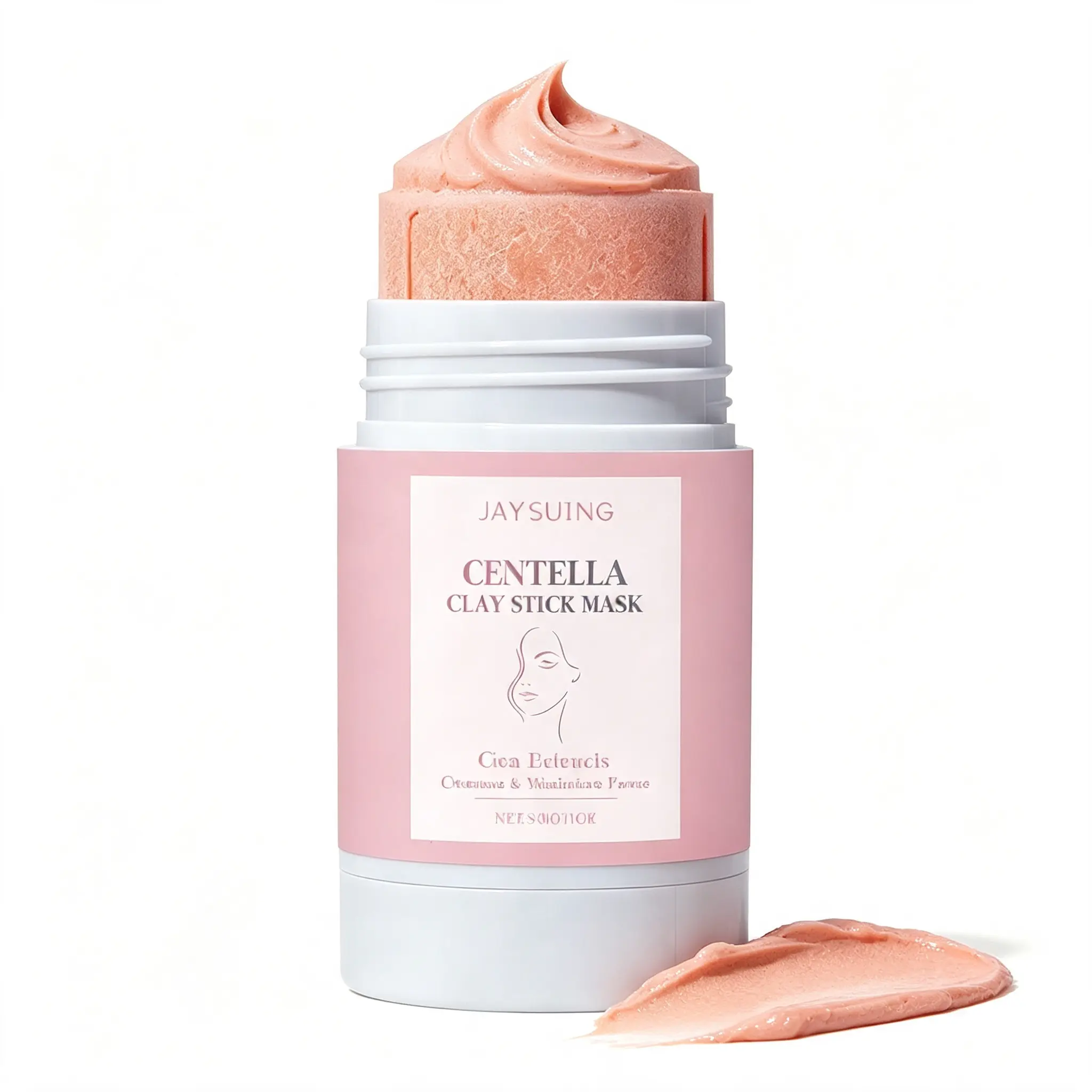Centella Clay Stick Mask - 35G Gentle Cleansing Exfoliator, Pore-Minimizing Refreshing Smear-On Mud Mask for Daily Facial Skincare Exfoliant perfumed turmeric Skin Repair