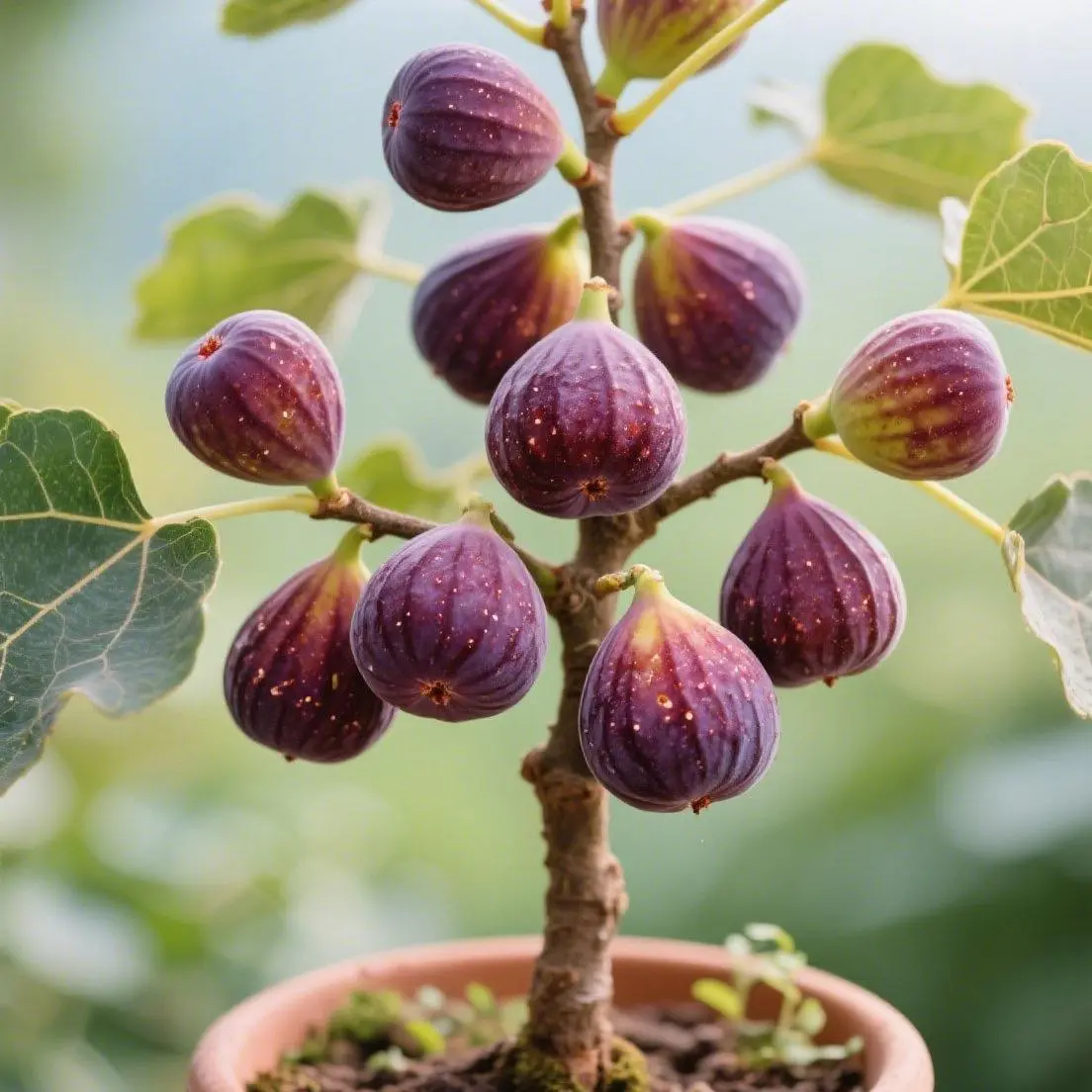 200 Pcs Fig Tree Seeds – Cold Hardy and Winter Resistant Variety, Non-GMO, Perfect for Home Garden Fresh Fruit Harvest