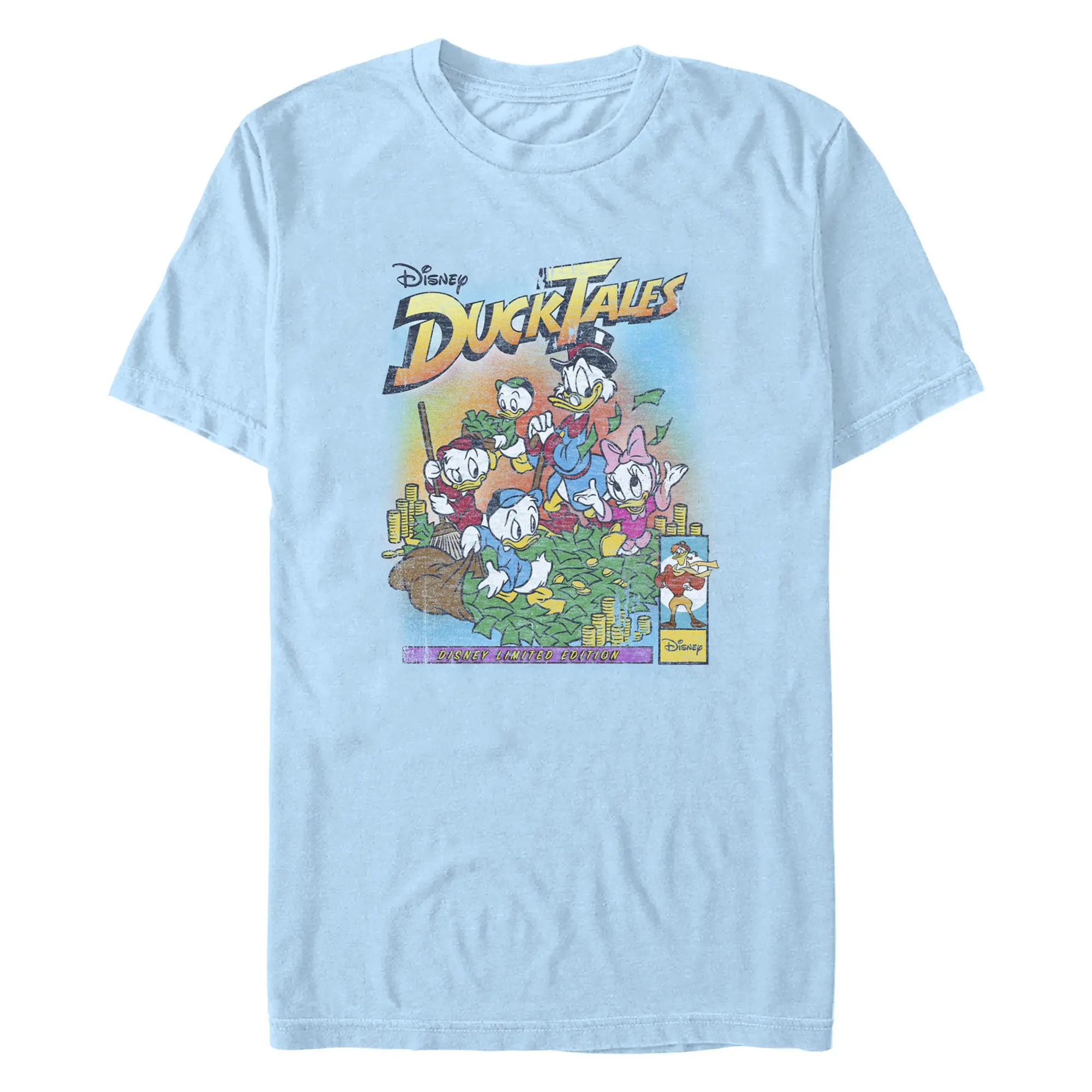 Men's DuckTales Distressed Limited Poster T-Shirt
