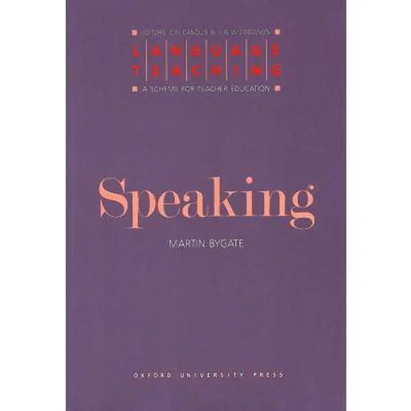 USED-Speaking by Bygate, Martin (Paperback)