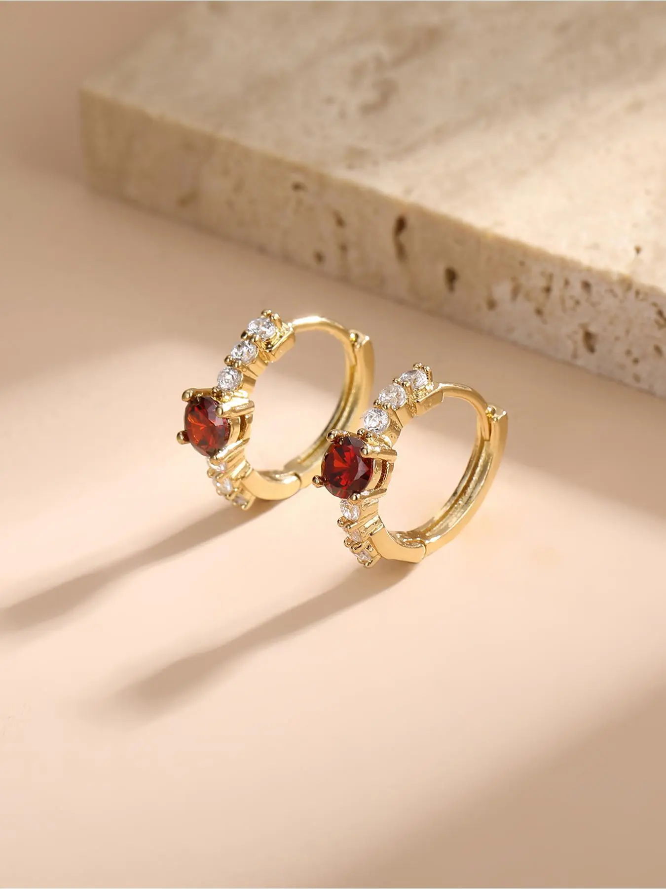 Fashion Rhinestone Decorated Hoop Earrings, Elegant Jewelry for Women, Casual Jewelry for Party, Daily Clothing Decor, Trendy All-match & Exquisite Jewelry for Birthday Gift, Versatile Earrings, Statement Earrings, Fashionable Earrings