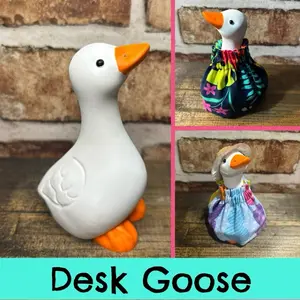 Desk Goose Starter Bundle - All-Inclusive Beginner Kit for Office Decor and Interactive Companion