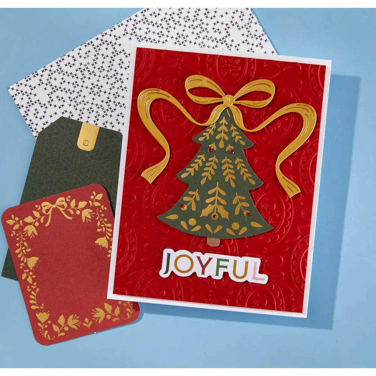 Christmas Cameos 3D Embossing Folder