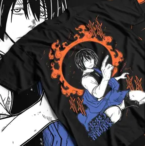 Unisex, Benimaru Shinmon T Shirt, Fire Force Shirt, Shinra Kusakabe Shirt, Enen no Shouboutai, Anime Shirt, Manga Shirt, Akitaru Obi, Maki