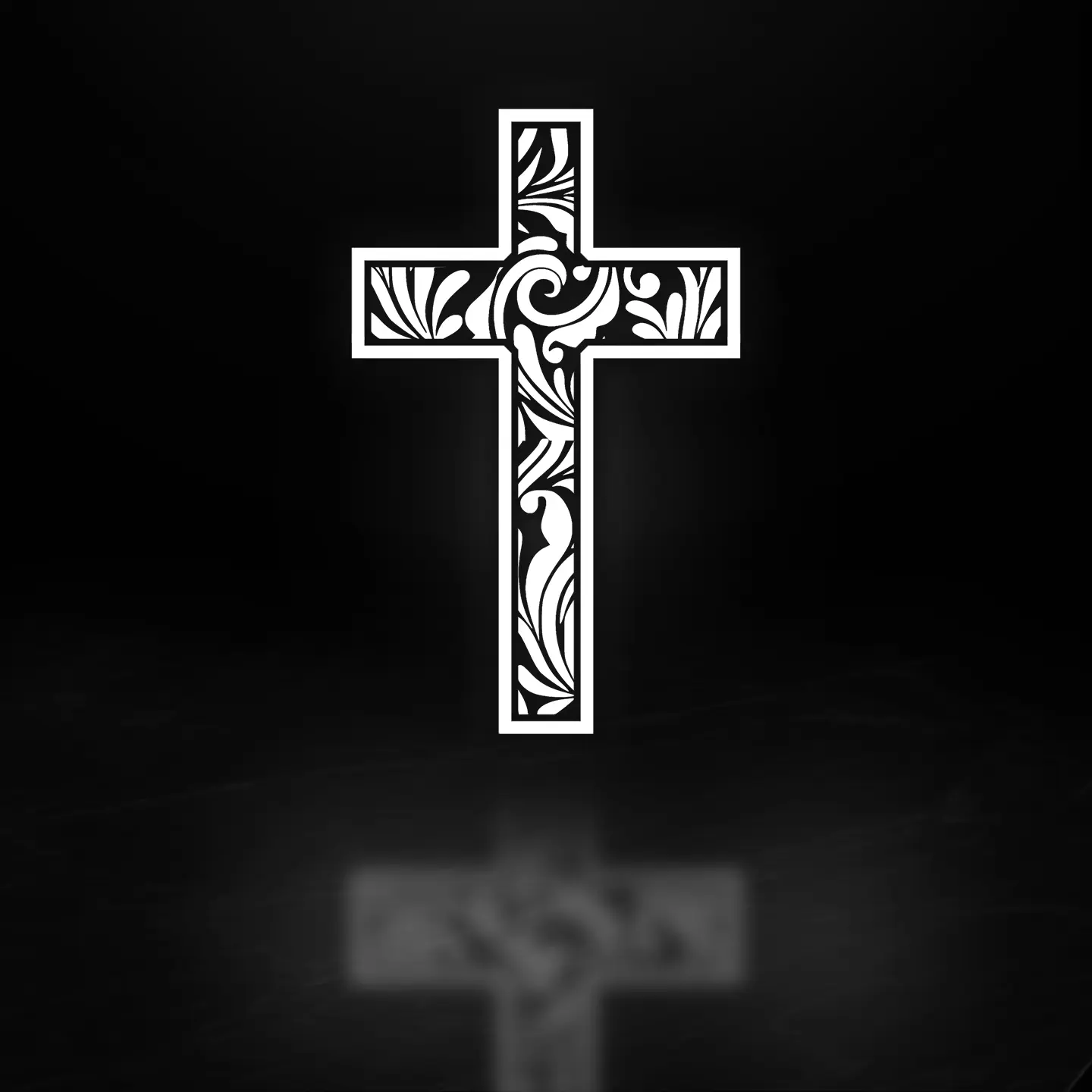 Western Cross Vinyl Decal