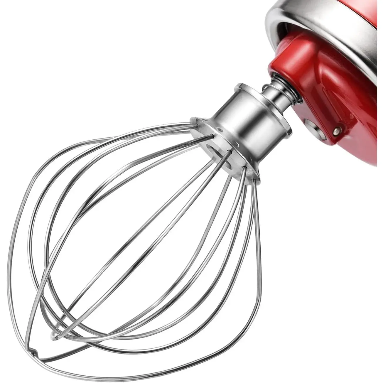 K45WW 6-Wire Whip Attachment for  4.5-5 Quart Tilt- Stand Mixer Stainless Steel Whisk for Kitchen Aid Mixer Accessory Replacement Parts
