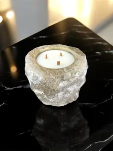 #4 Chiseled Onyx Candle – Natural Coconut & Apricot Wax