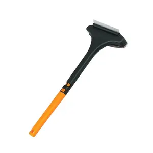 Time-Saving No-Disassembly Window Screen Cleaner, 2-in-1 Dual-Sided Window Cleaning Brush & Glass Squeegee with Long Handle, Wet & Dry Use Household Cleaning Tool for Spring Cleaning