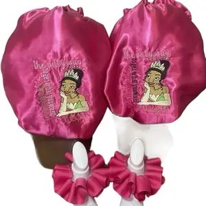 Custom Embroidered Satin Bonnet – Personalized Just for You!