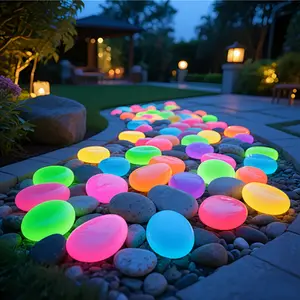 500pcs Glowing Night Pebbles - Self-Lit Solar Glow in The Dark Fish Tank Rocks,Glowing Rocks Stones Resin Glow in Dark Pebbles for Indoor/Outdoor Christmas, Halloween, Garden, Aquarium, Party Decorations vintage decor warm tacky 90s ornaments gifts