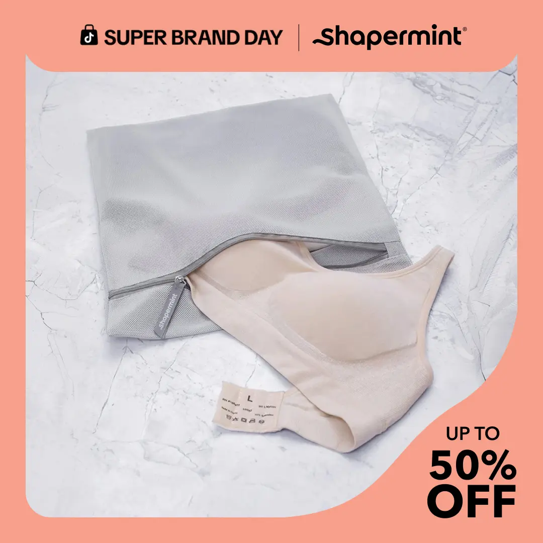Shapermint Synthetic Mesh Washing Bag, Home Supplies Laundry Accessory, Synthetic Mesh Washing Bags