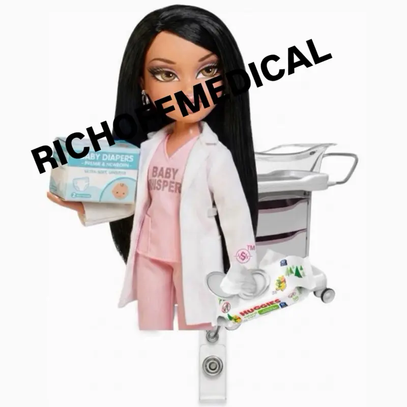 NEW! Maternity Med Barb Badge Reel