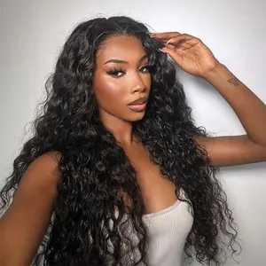 Arabella Water Wave 3-Go 13x6 HD Lace Glueless Human Hair Full Lace Front Wig Ear to Ear Pre-everything Beginner Friendly Skin Melting Lace
