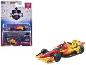 Dallara IndyCar #10 "DHL" Chip Ganassi Racing Champion "NTT IndyCar Series" (2025) w/Card 1/64 Diecast Model Car by IXO Models