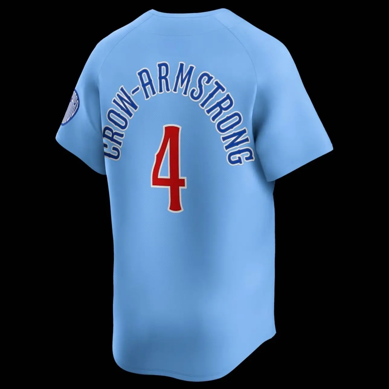 Unisex Baseball Chicago Jersey Crow-Armstrong 4 Alternate Player Jersey - Light Blue