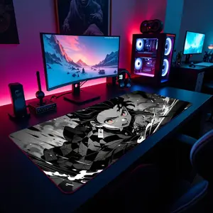 Tanjiro Kamado Mouse Pad, Demon Slayer Movie Mousepad, Anime Desk Mat, Tanjiro Kamado Gaming Mouse Pad, Office Desk Accessory