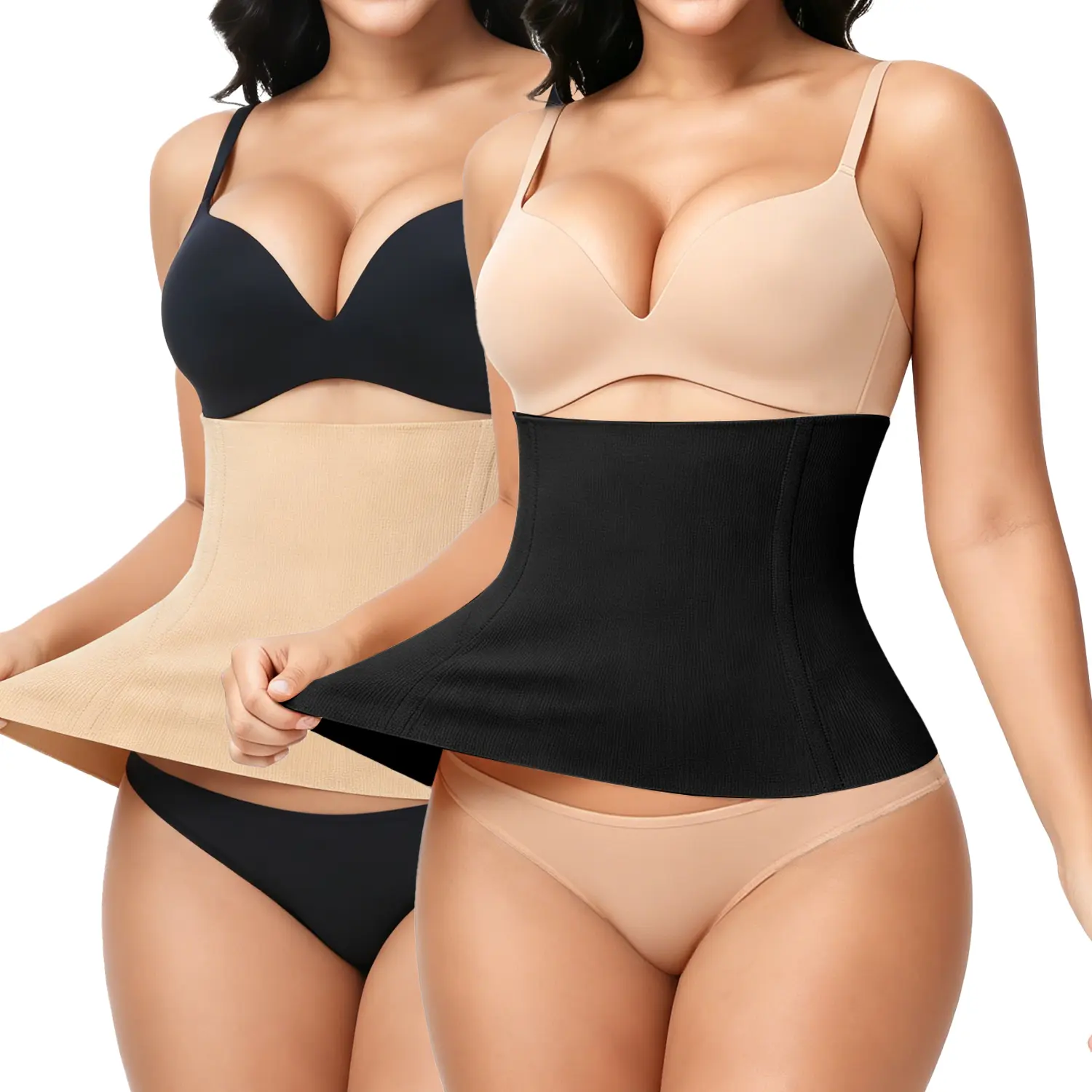 Women's Tummy Control Waist Trainer Belt - Breathable Compression Cincher, Belly Firming & Body-Fitting Shapewear for Wedding, Work & Daily Wear