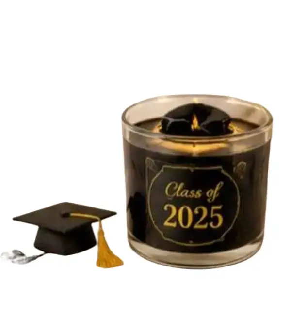 Graduation Candle Favors, Home Decor Supplies, Small Candles for Graduation Celebrations