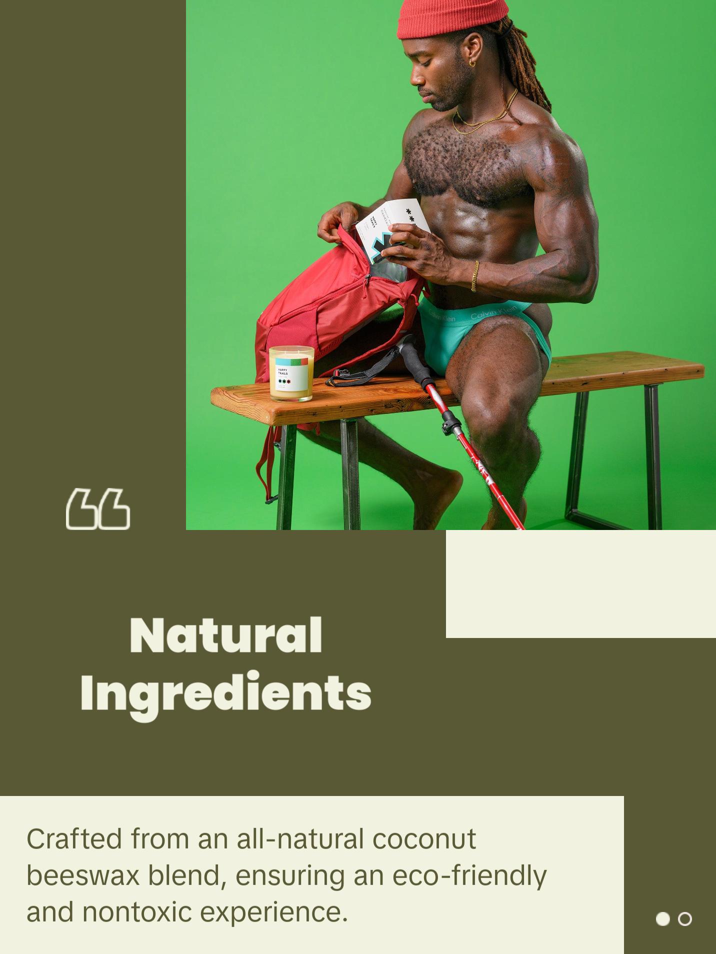 HAPPY TRAILS Ginger, Guava, Lime Candle