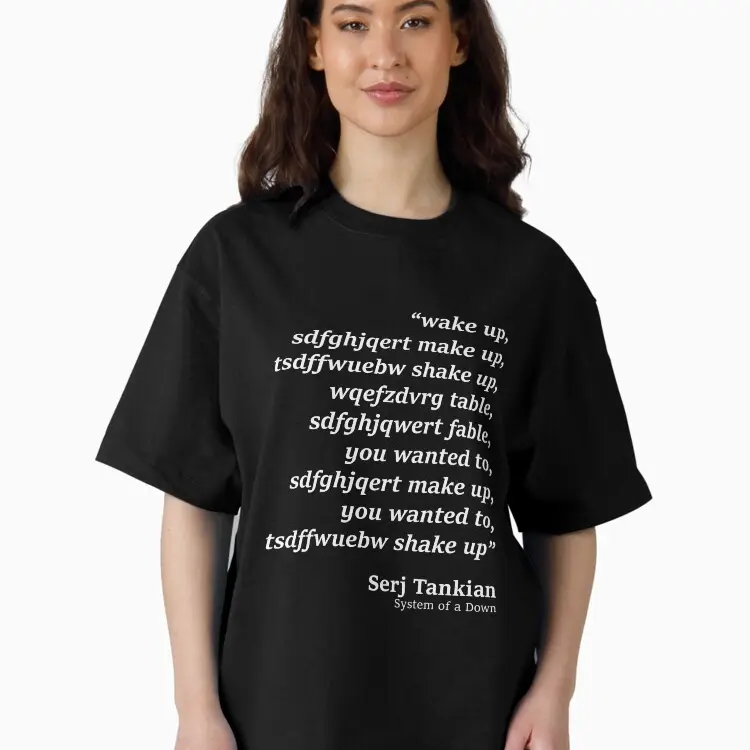réveillez-vous - System of a Down - Parodie Chop Suey T-shirt oversize Trending Tshirt