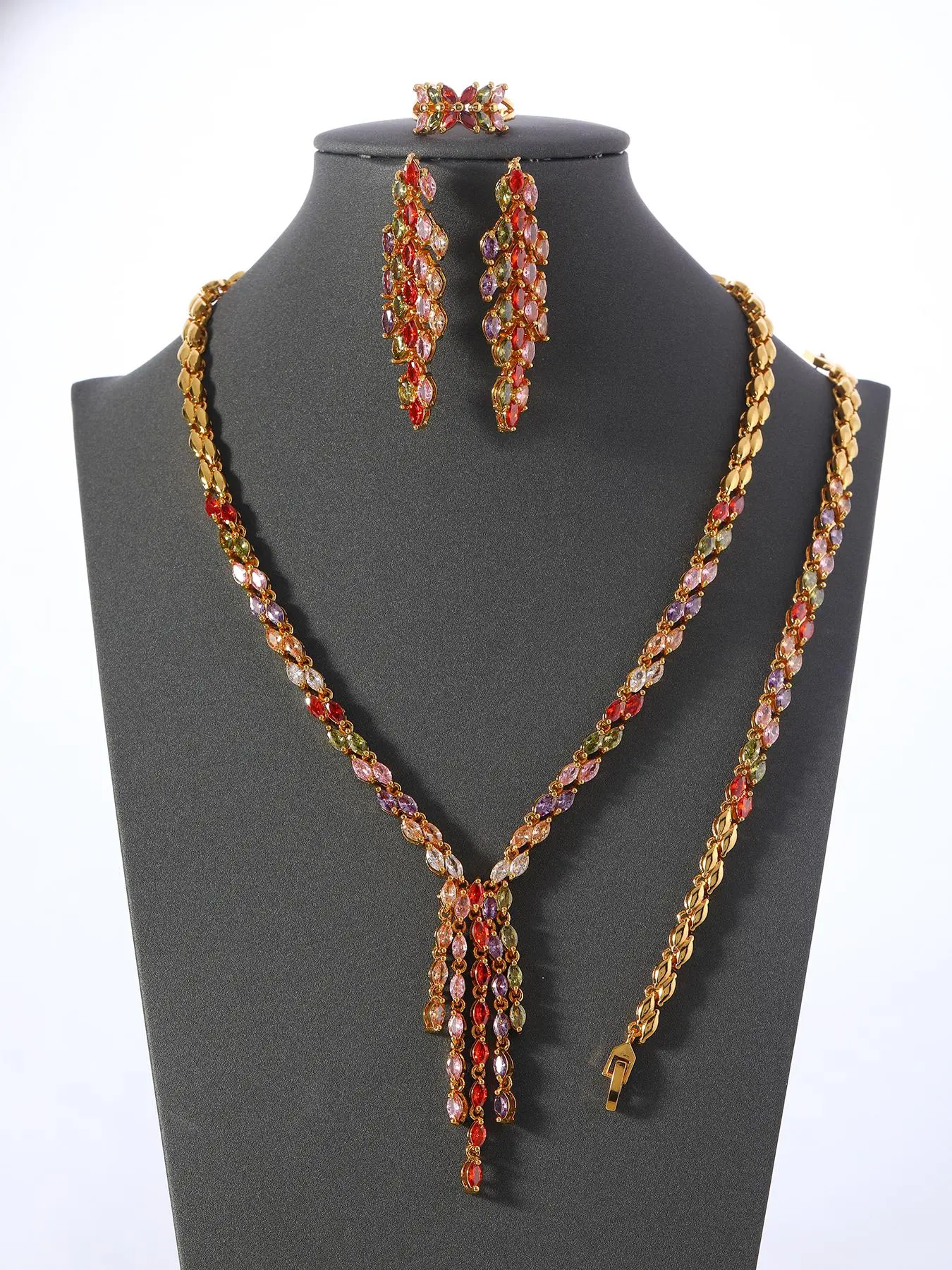 Luxury Jewelry Set, Fashionable Elegant Jewelry Set for Party, Daily Clothing Decor, Trendy All-match & Exquisite Jewelry for Birthday Gift