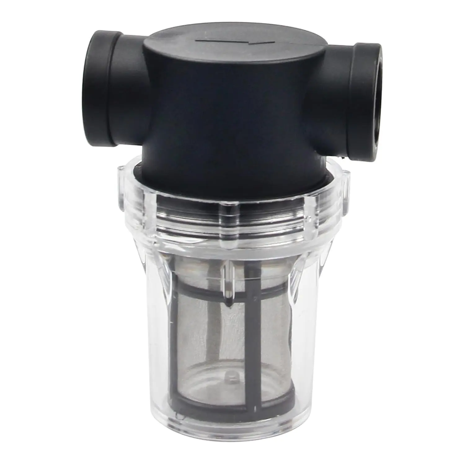 AutoRocking 1" Female NPT In-Line Strainer with 100 Mesh Stainless Steel Filter Screen, 1 Pcs 1/2" Female NPT In-Line Strainer, Nylon, 150 PSI MWP, Ideal for Installation on Inlet Side of Pump