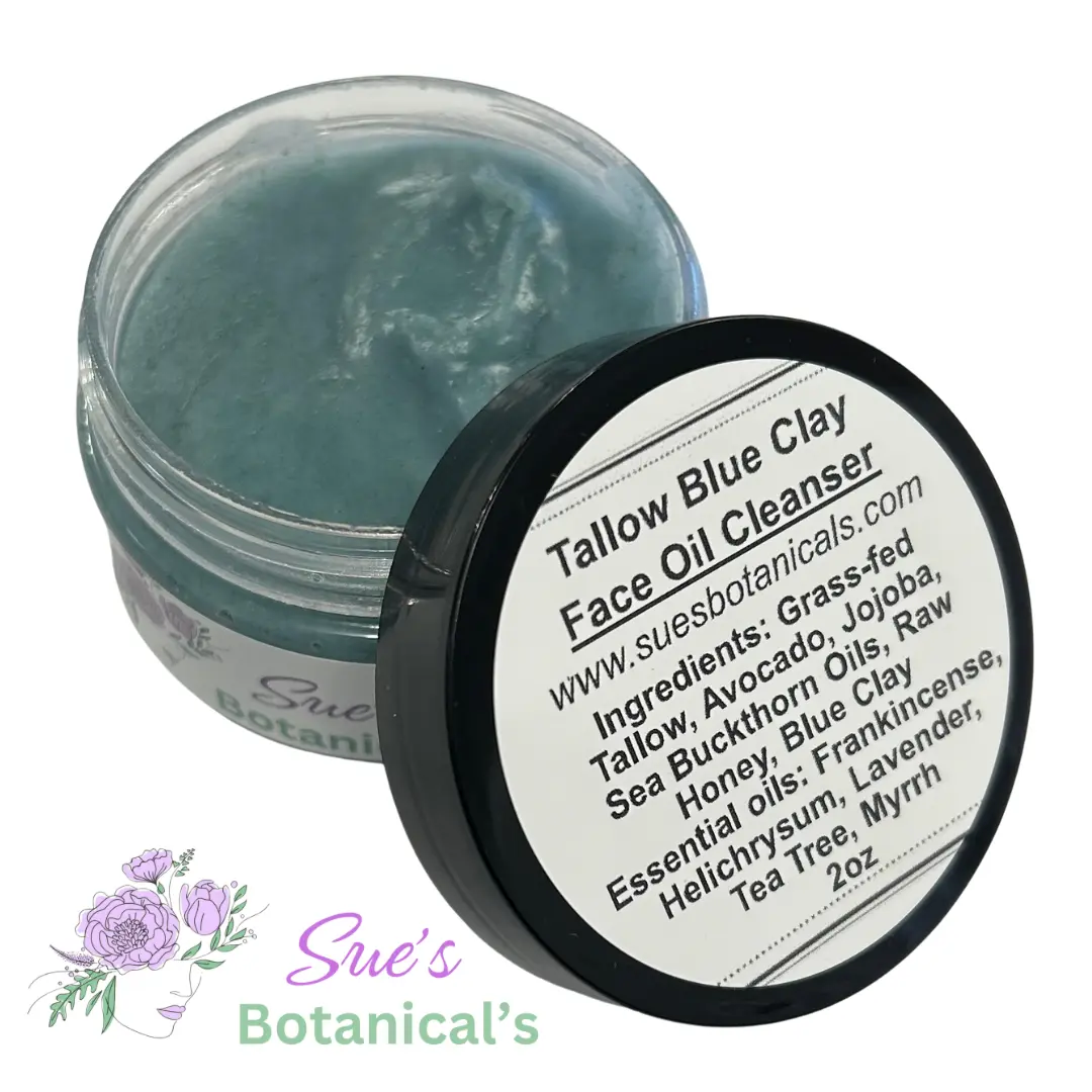 Tallow Blue Clay Face Oil Cleanser