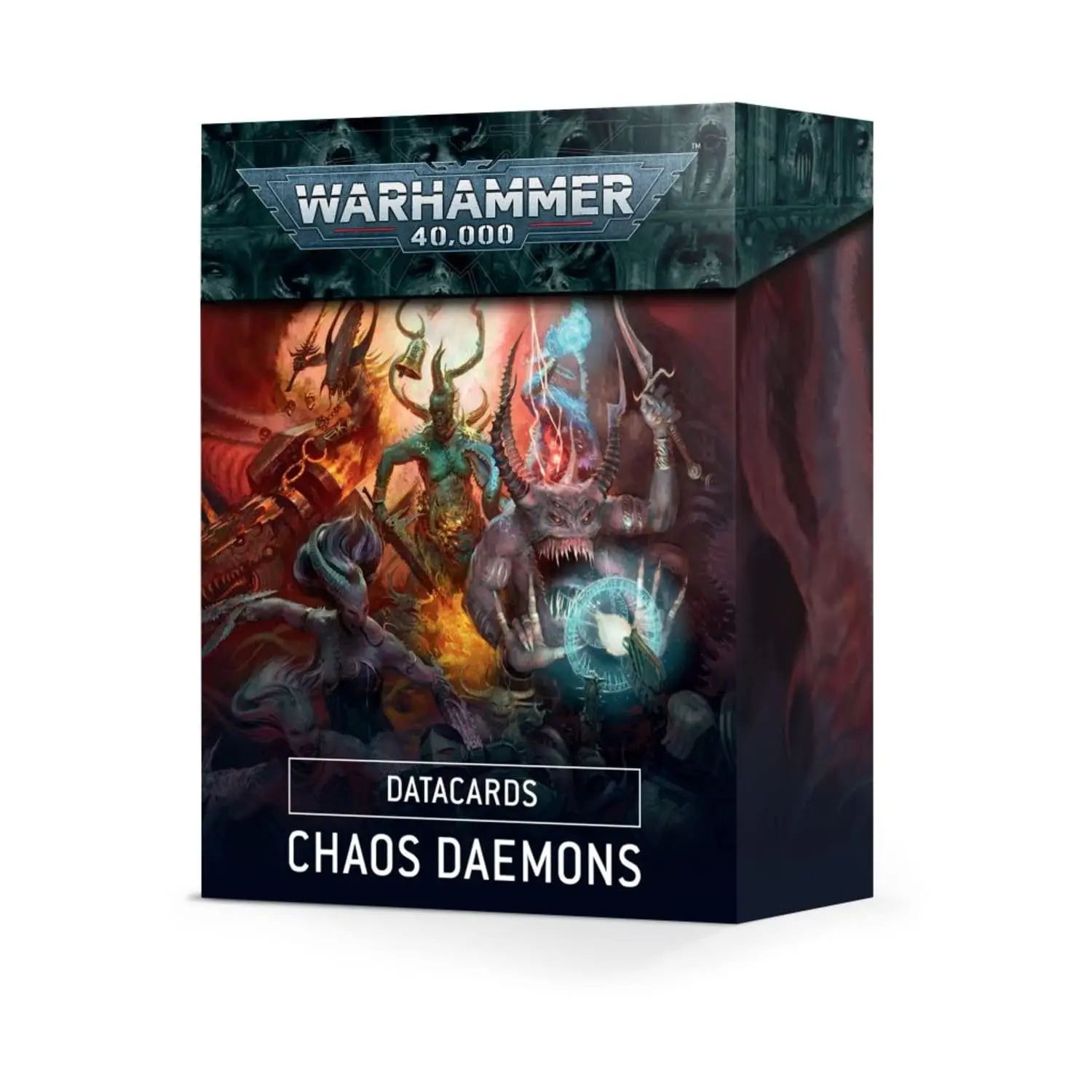 Warhammer 40,000 - Chaos Daemons 88-Card Non-Sports Trading Card Set with Datacards, Collectible Accessory, 88 Cards