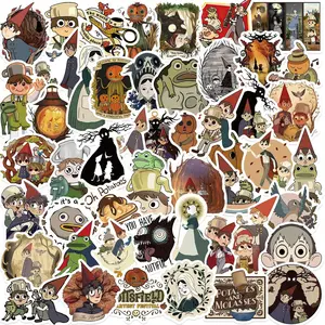 Cartoon Character Pattern Sticker, 50/1000pcs Waterproof Self Adhesive Decor Paper, Decor Sticker for Gift Greeting Card Water Bottle Laptop Phone Sticker Sheets