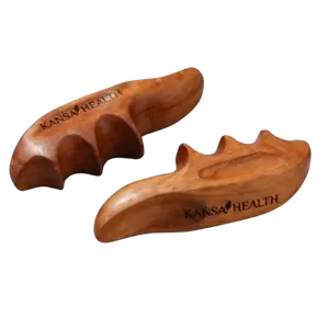 Wooden Thumb Saver by Kansa Health – Deep Tissue & Trigger Point Massager