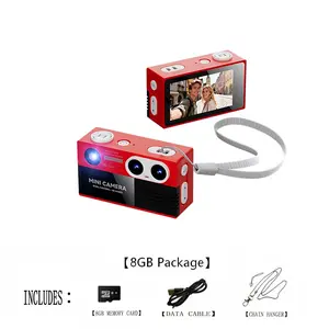 G9mini Camera, 4K Dual Lens, 1.97 Inch IPS Screen, Pocket Size 35.8g, 21 Filters, Ideal for Video Bloggers and Fashion Influencers