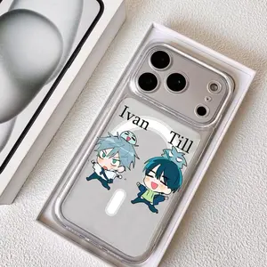 A-Alien Stage Ivan Anime Boy Phone Case for iPhone 17 16 15 14 13 12 11 Pro Max Plus Clear Magnetic Phone Case – Anti-Yellow For MagSafe Slim & Lightweight Precision Cut Camera Protection, Shockproof Scratch-Resistant Transparent Case