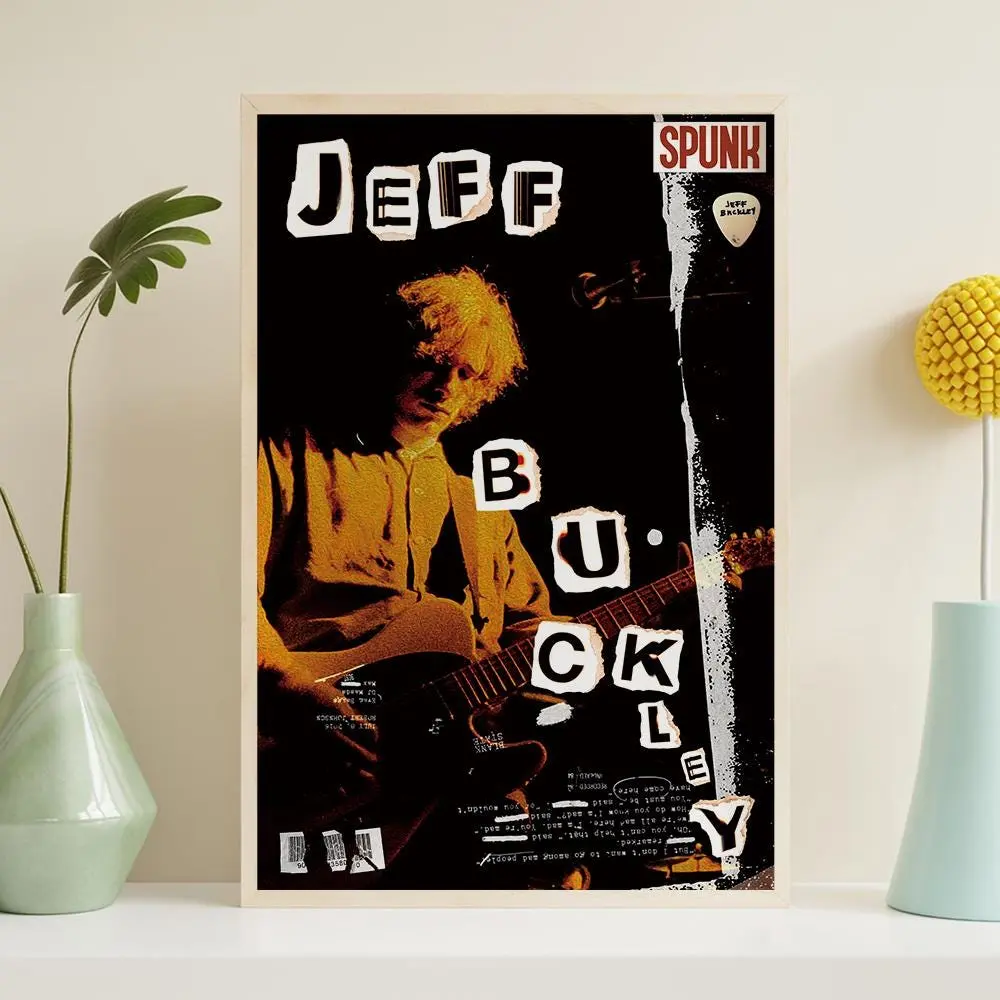 Jeff Buckley Concert Poster Music Fan Collectibles Vintage Music Poster Art Collectibles Home decoration Artistic Decor Photo Print